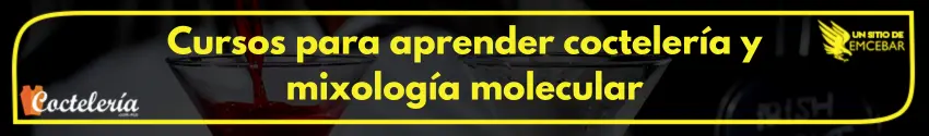 Cursos para aprender coctelería y mixología molecular