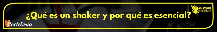 ¿Qué es un shaker y por qué es esencial?