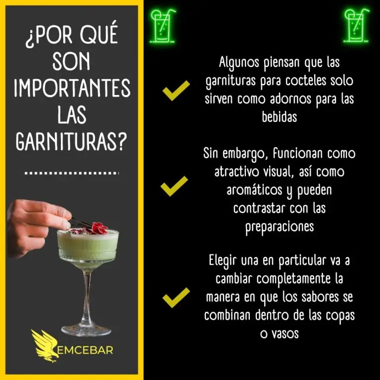 ¿Por qué son importantes las garnituras? 