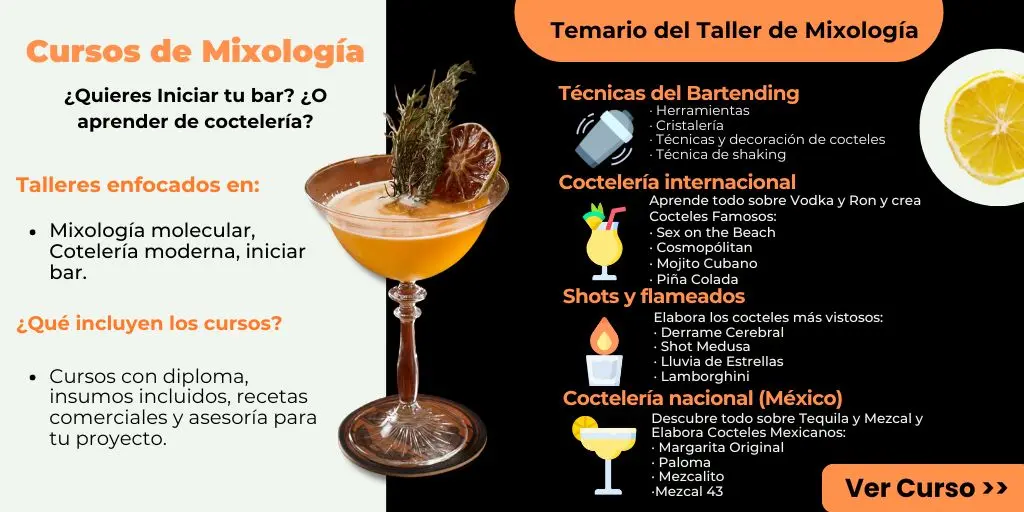 Cursos Mixología 