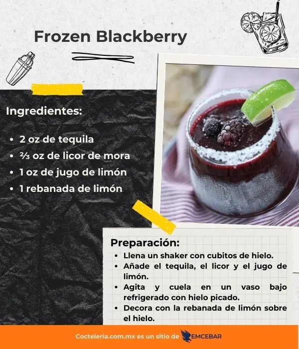 Frozen Black Berry Reeceta  