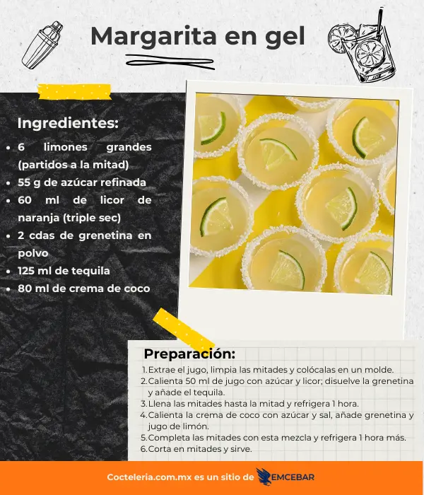 margarita en gel