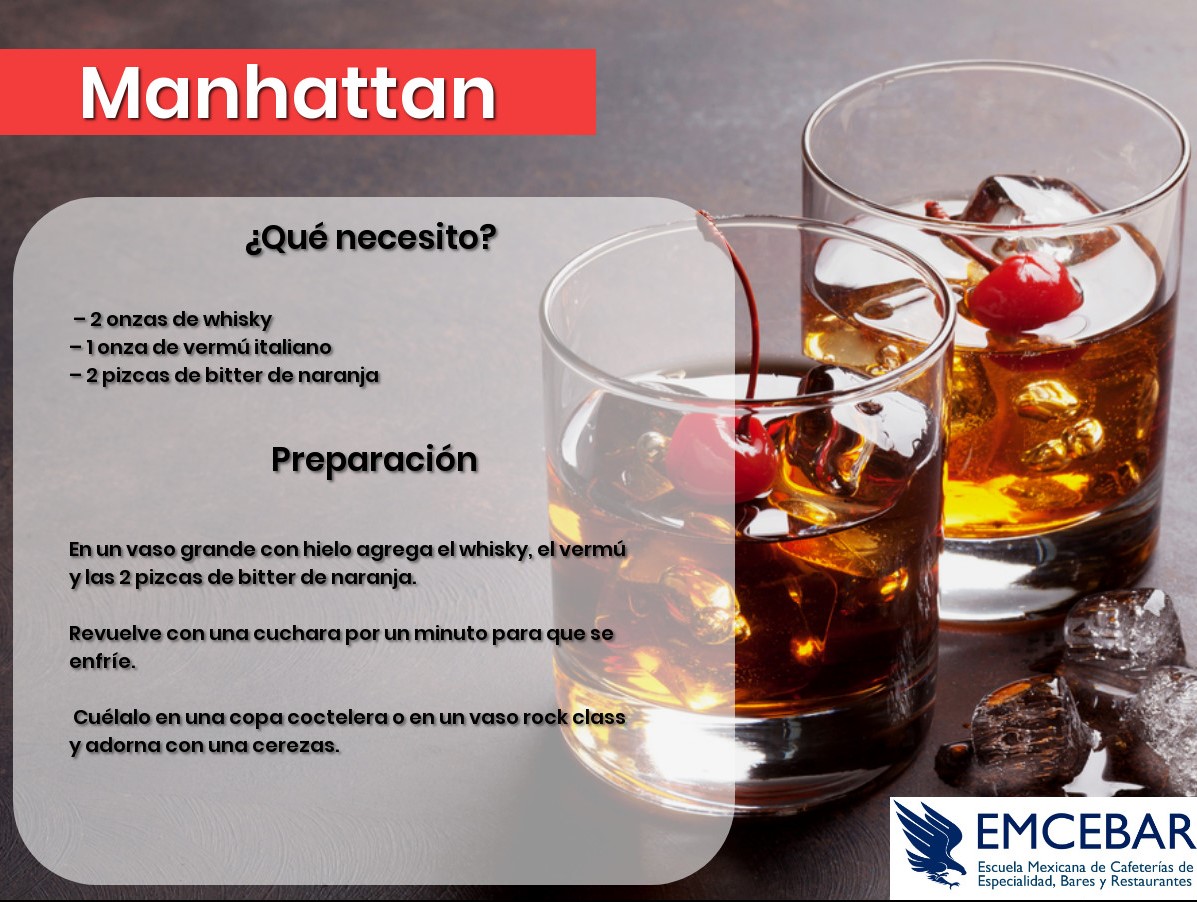 7 Cocteles con whisky que debes preparar Cursos de