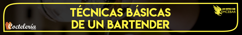tecnicas de bartender
