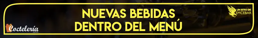 Bebidas nuevas dentro de un menú: