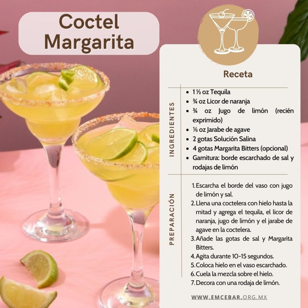 bebidas preparadas coctel margarita