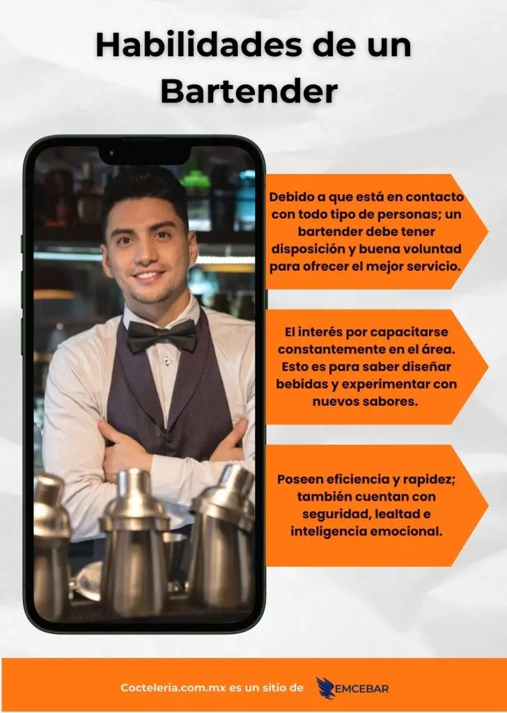 habilidades-de-un-bartender-1-728x1024 - Cursos de Coctelería Bartender profesional